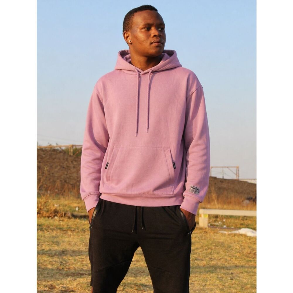 Under Armour Men’s Pink Hoodie M Super Soft Sustainable Cotton Blend Sweatshirt